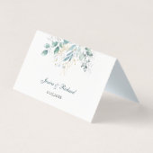 テーブル番号と名前の座席表 (裏面)