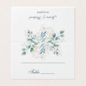 テーブル番号と名前の座席表 (外部フラット)