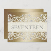 テーブル番号のきらめくと結晶 ポストカード (正面/裏面)