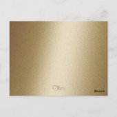 テーブル番号のきらめくと結晶 ポストカード (裏面)