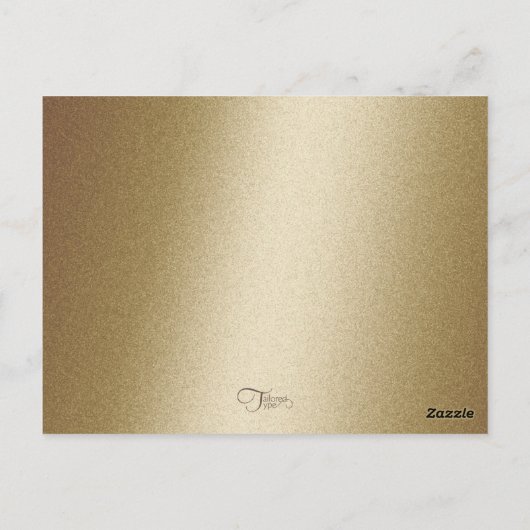 テーブル番号のきらめくと結晶 ポストカード (裏面)