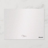 テーブル番号のきらめくと結晶 ポストカード (裏面)