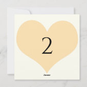 テーブル番号のハート縁ど シーズンカード (裏面)