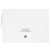 テーブル番号の美しいレエレガントース (裏面横)