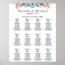 テーブル番号を探す – シーティングチャート