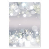 テーブル番号カード冬の魔法のタイル テーブルナンバー (裏面)