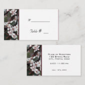 テーブル番号カード(披露宴アドレス) プレイスカード (正面/裏面)