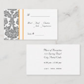 テーブル番号カード(披露宴アドレス) プレイスカード (正面/裏面)