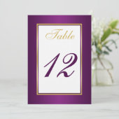テーブル番号カード 招待状 (スタンド正面)