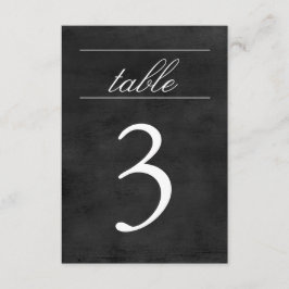 テーブル番号カード | 黒板 招待状