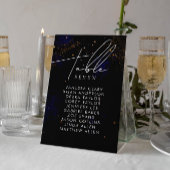 テーブル番号ダークウォーターカラーパープルマジカルゴールデン テーブルナンバー