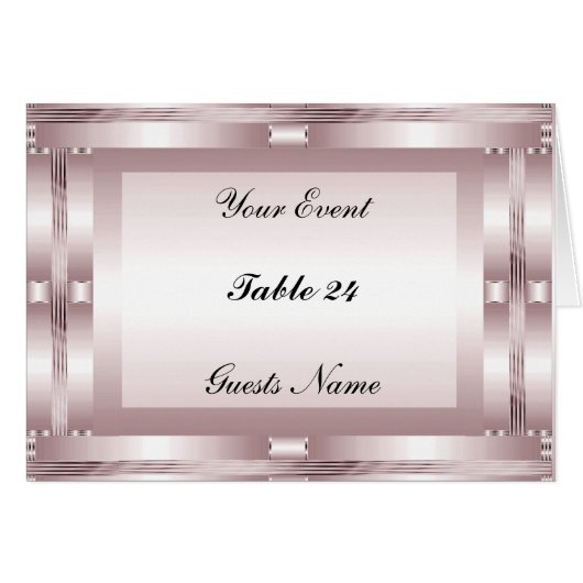 テーブル番号ディナーパーティーメニュー (正面横)