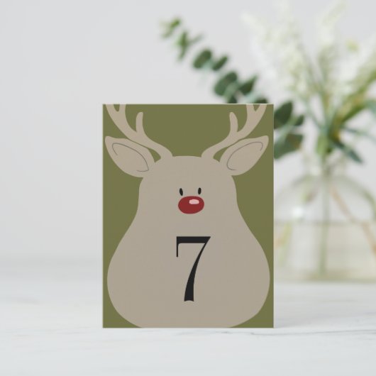 テーブル番号トナおっちょこちょいのーダ ポストカード (スタンド正面)