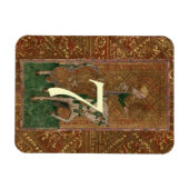 テーブル番号レディ中世ルネッサンス結婚ズ マグネット (横)