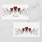 テーブル番号名札を配置「名前」を削除 プレイスカード (正面/裏面)