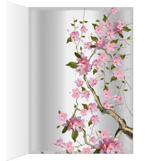 テーブル番号座席表アジアのピンク色のフローラノート (内側 (右))