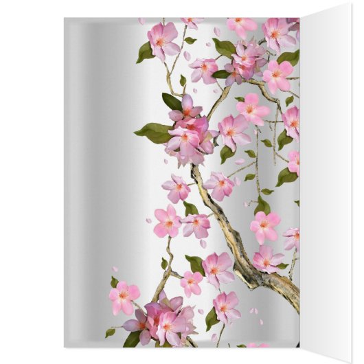 テーブル番号座席表アジアのピンク色のフローラノート (内側 (左))