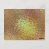 テーブル番号金ゴールドホイフェイクル ポストカード (裏面)