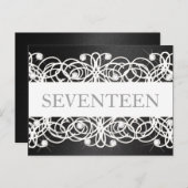 テーブル番号黒きらめくと結晶 ポストカード (正面/裏面)