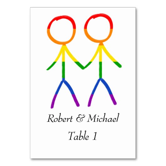 テーブル番号 (裏面)