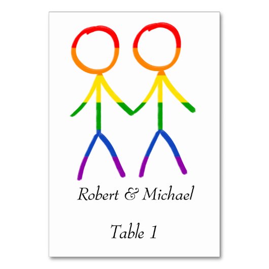 テーブル番号 (正面)