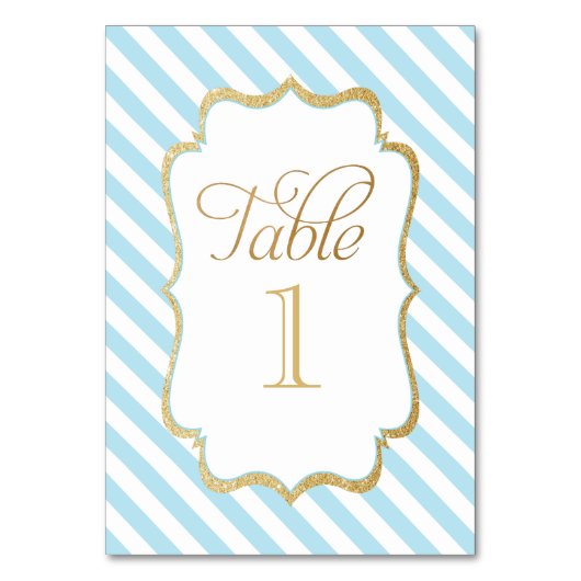 テーブル番号 (裏面)