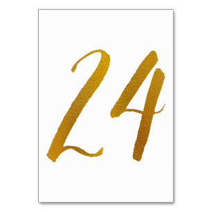 テーブル番号 – カジュアルブラシスクリプトタイポグラフィ-24