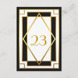 テーブル番号,グレートギャツビー,エレガント,シック,白 黒 招待状