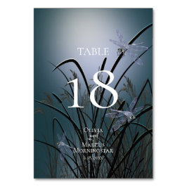 テーブル番号 |ダスティティール(緑がかった色)トンボ