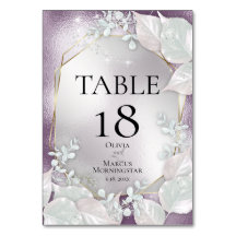 テーブル番号 | ナスのパールシャイマー