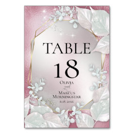 テーブル番号 | バーガンディパール シマー