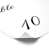 テーブル番号 フォトプリント            (角)