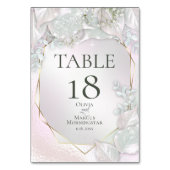 テーブル番号 |ミスティピンクパールきらめく (裏面)