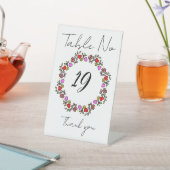 テーブル番号 台座サイン (インサイチュ)