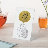 テーブル番号 台座サイン (インサイチュ)