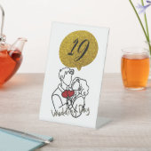 テーブル番号 台座サイン (インサイチュ)