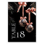 テーブル番号 | Winter Pink and Onyx Bables (裏面)