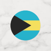 テーブル紙吹雪とバハマ国旗 コンフェッティ (スモール正面)