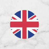 テーブル紙吹雪と王国のフラグ統一された付き コンフェッティ (スモール正面)