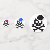 テーブル紙吹雪スカル コンフェッティ (裏面)