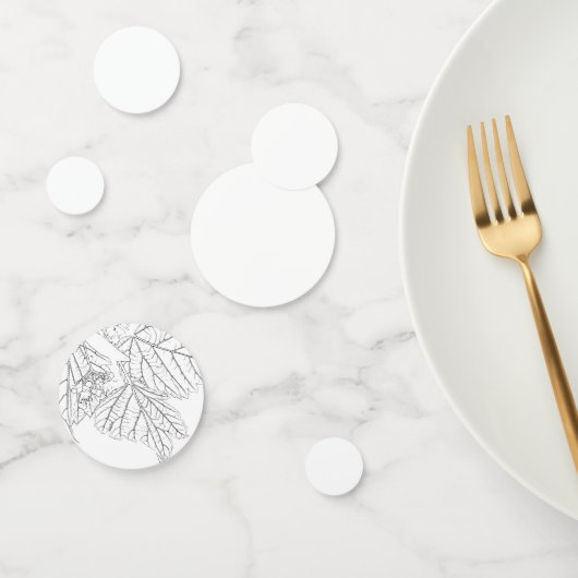 テーブル紙吹雪テンプレート コンフェッティ (グループ)