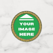 テーブル紙吹雪パーソナライズされた- – イメージの追加/文字 コンフェッティ (スモール正面)