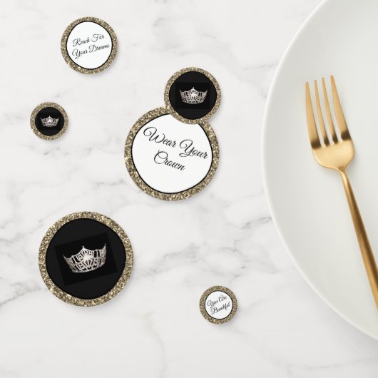 テーブル紙吹雪ページャントクラウンミックス コンフェッティ (グループ)