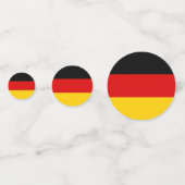 テーブル紙吹雪(ドイツ国旗) コンフェッティ (正面)