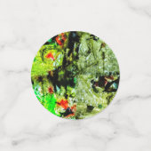 テーブル紙吹雪、リサイクルプラスチック装飾紙吹雪 コンフェッティ (スモール正面)