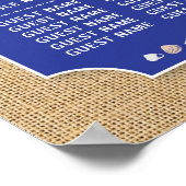 テーブル結婚のザリガニ煮沸ロブスターポスター席 ポスター (角)