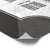 テーブル結婚の座席12スティームパンク結婚のハート ポスター (角)