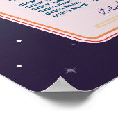 テーブル結婚の座席8チャートラスベガスカジノ ポスター (角)