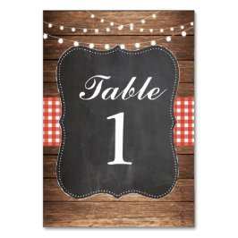 テーブル結婚番号の木材BBQ素朴ウッドレッド テーブルナンバー
