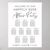 テーブル10席チャートの後結婚で幸せに ポスター (正面)